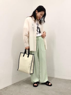 Kumamoto　Hitomiさん（レディース・157cm）の春コーディネート