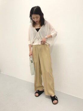 Kumamoto　Hitomiさん（レディース・157cm）の夏コーディネート