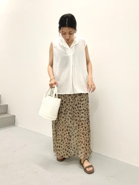 Kumamoto　Hitomiさん（レディース・157cm）の夏コーディネート