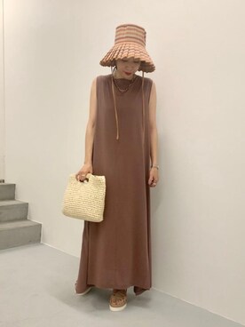 Kumamoto　Hitomiさん（レディース・157cm）の夏コーディネート