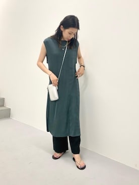 Kumamoto　Hitomiさん（レディース・157cm）の夏コーディネート