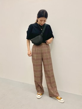 Kumamoto Hitomiさん(レディース・157cm)の夏コーディネート