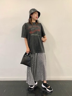 Kumamoto　Hitomiさん（レディース・157cm）の夏コーディネート