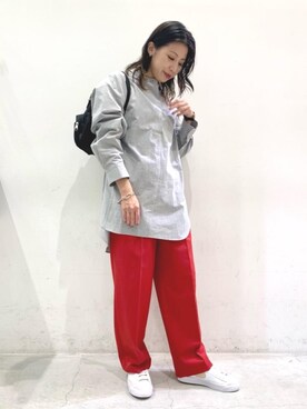 Kumamoto　Hitomiさん（レディース・157cm）の秋コーディネート