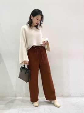 Kumamoto　Hitomiさん（レディース・157cm）の秋コーディネート