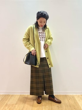 Kumamoto　Hitomiさん（レディース・157cm）の秋コーディネート