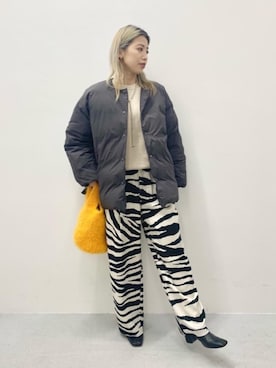 Kumamoto Hitomiさん(レディース・157cm)の冬コーディネート