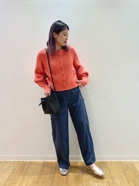 Kumamoto　Hitomiさん（レディース・157cm）の冬コーディネート