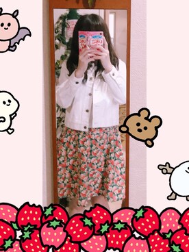 「F i.n.t（フィント）のアイテム（ジャケット/アウター）」を使った、リズ♡さん（レディース・155cm）の春コーディネート