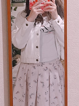 「F i.n.t（フィント）のアイテム（ジャケット/アウター）」を使った、リズ♡さん（レディース・155cm）の春コーディネート