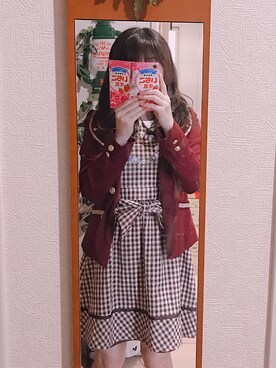 「F i.n.t（フィント）のアイテム（ジャケット/アウター）」を使った、リズ♡さん（レディース・155cm）の春コーディネート