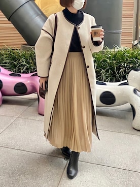 「tiptop（ティップトップ）のアイテム（シューズ）」を使った、nonさん（レディース・155cm）の冬コーディネート