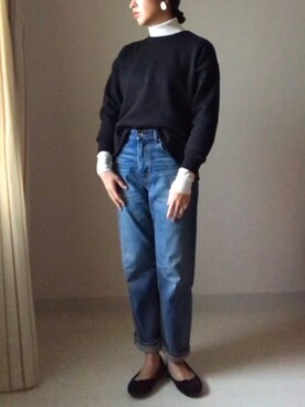 HIKARI  HAGAさん（レディース・159cm）の冬コーディネート