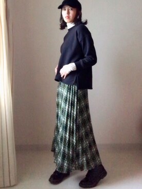 HIKARI  HAGAさん（レディース・159cm）の冬コーディネート