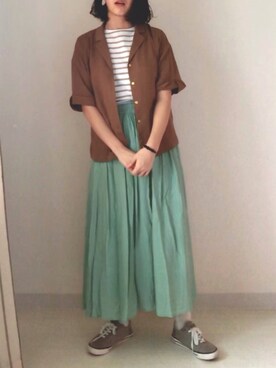 HIKARI  HAGAさん（レディース・159cm）の夏コーディネート