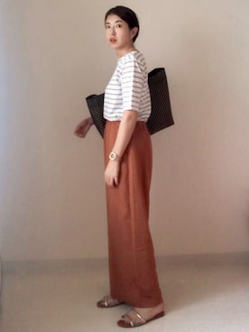 HIKARI HAGAさん(レディース・159cm)の夏コーディネート