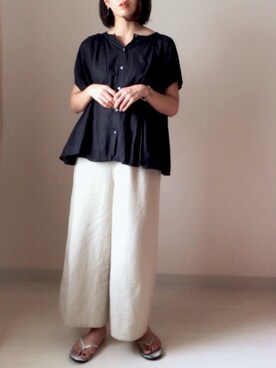 HIKARI  HAGAさん（レディース・159cm）の夏コーディネート