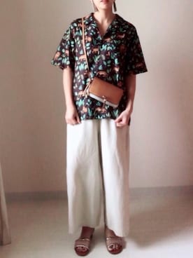 HIKARI HAGAさん(レディース・159cm)の夏コーディネート