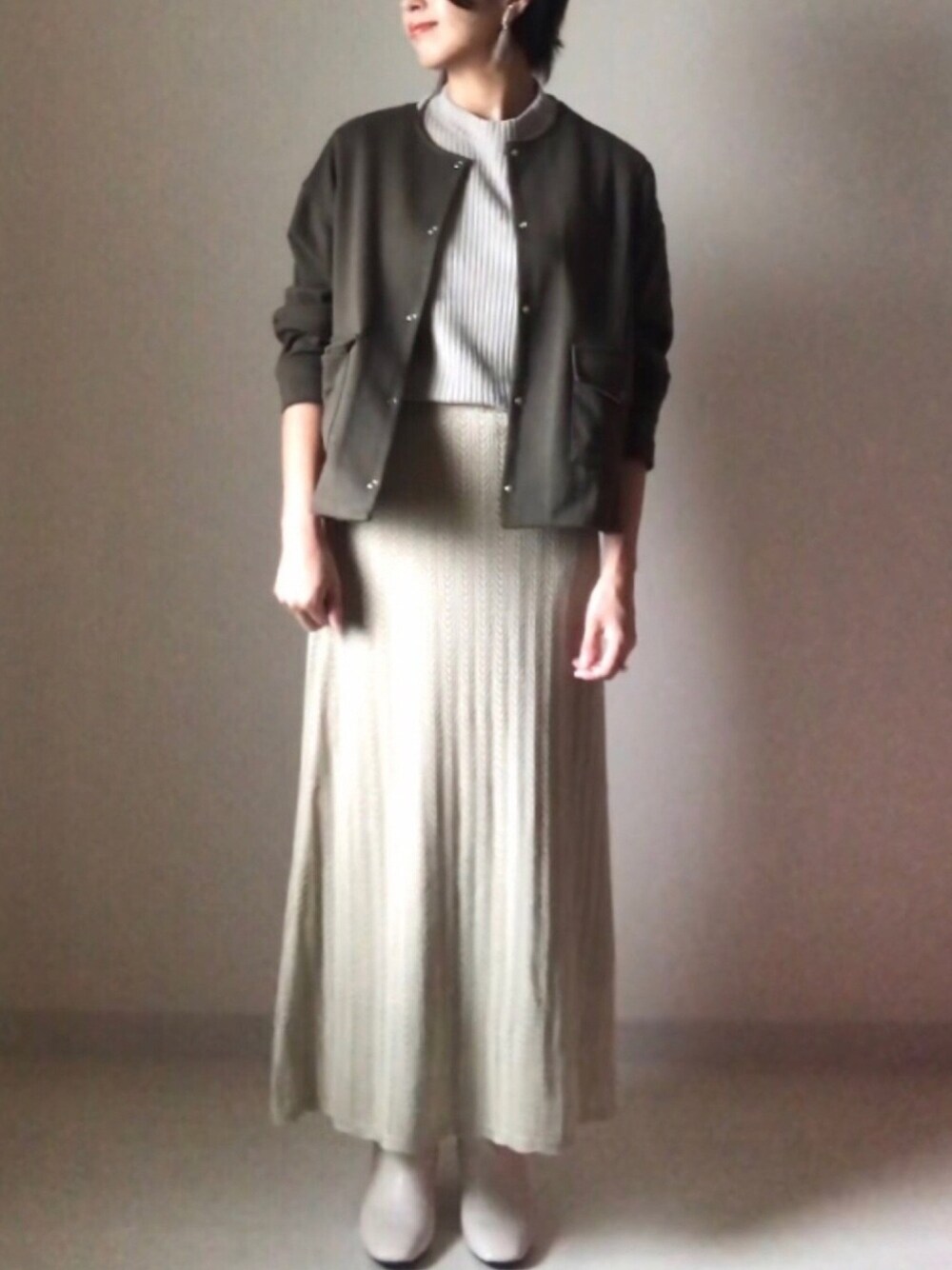 ルネ♡ノーカラージャケット Lugnoncure（ルノンキュール）の「ポンチジャケット（ノーカラー