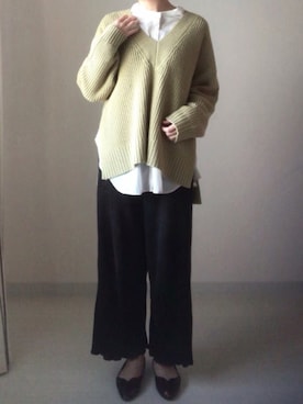 HIKARI HAGAさん(レディース・159cm)の冬コーディネート