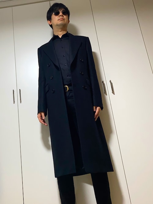 CELINEのチェスターコートを使ったメンズ人気ファッション
