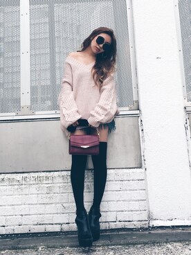 「ENVYM（アンビー）のアイテム（バッグ）」を使った、ENVYM_MAIさん（レディース・157cm）の秋コーディネート