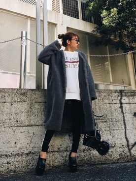 ENVYM_MAIさん（レディース・157cm）の冬コーディネート