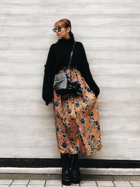 ENVYM_MAIさん（レディース・157cm）の冬コーディネート