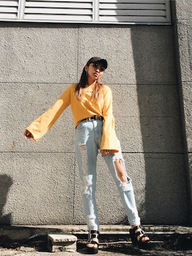 ENVYM_MAIさん（レディース・157cm）の春コーディネート