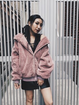 「ENVYM（アンビー）のアイテム（ジャケット/アウター）」を使った、ENVYM_MAIさん（レディース・157cm）の秋コーディネート