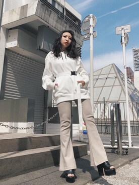 「平成最後のWEARISTAセンバツ」｜「アイテム（ブーティ）」を使った、ENVYM_MAIさん（レディース・157cm）の春コーディネート