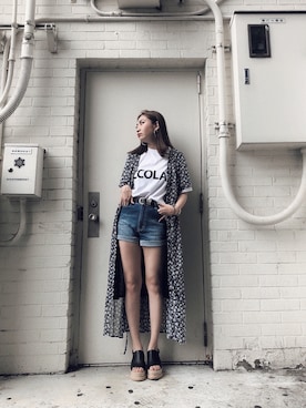 ENVYM_MAIさん（レディース・157cm）の夏コーディネート