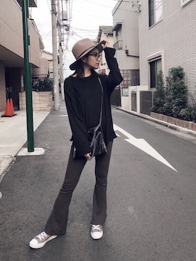 「STELLA McCARTNEY（ステラマッカートニー）のアイテム」を使った、ENVYM_MAIさん（レディース・157cm）の秋コーディネート