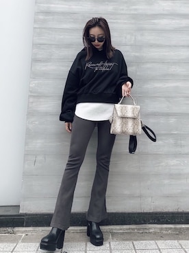 「ENVYM（アンビー）のアイテム（バッグ）」を使った、ENVYM_MAIさん（レディース・157cm）の秋コーディネート