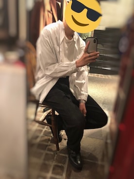 「417 EDIFICE（フォーワンセブンエディフィス）のアイテム（シューズ）」を使った、Ryo : sさん（メンズ・178cm）の春コーディネート