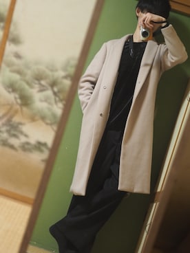 「GOSTAR DE FUGA（ゴスタール ジフーガ）のアイテム（その他アウター）」を使った、れいじさん（メンズ・180cm）の冬コーディネート