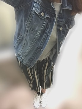 「CONVERSE（コンバース）のconverse（コンバース） ALL STAR OX（オールスターOX）（スニーカー）」を使った、。さん（レディース・158cm）の春コーディネート