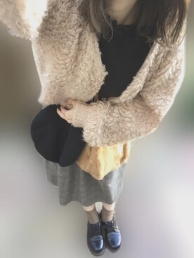 「chambre de charme（シャンブルドゥシャーム）のアイテム（バッグ）」を使った、。さん（レディース・158cm）の秋コーディネート