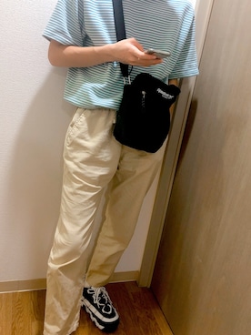 「FILA（フィラ）のアイテム（その他シューズ）」を使った、だいきさん（メンズ・168cm）の夏コーディネート
