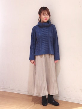 せりさん（レディース・154cm）の秋コーディネート