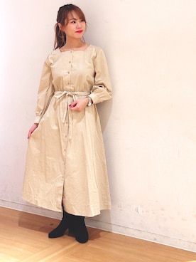 せりさん（レディース・154cm）の秋コーディネート