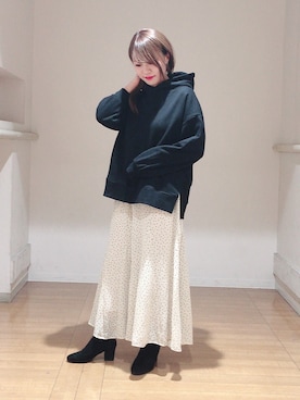 せりさん（レディース・154cm）の冬コーディネート