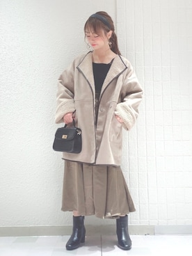 せりさん（レディース・154cm）の秋コーディネート