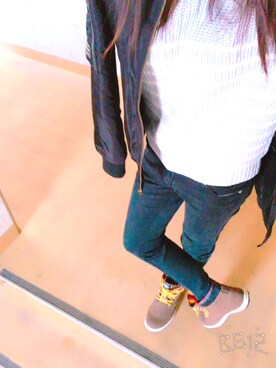 「REMIX（リミックス）のアイテム」を使った、りんちゃそさん（レディース・164cm）の冬コーディネート