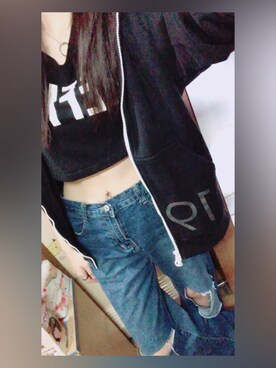 「TOMMY（トミー）のアイテム（ジャケット/アウター）」を使った、りんちゃそさん（レディース・163cm）の春コーディネート