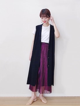 あっすーさん（レディース・163cm）の春コーディネート