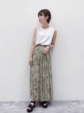 あっすーさん（レディース・163cm）の夏コーディネート