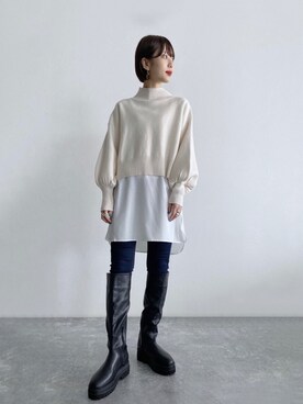 あっすーさん（レディース・163cm）の秋コーディネート