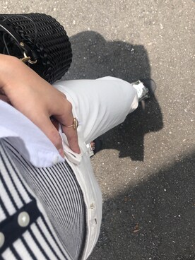 「stradivarius（ストラディバリウス）のアイテム（アクセサリー）」を使った、cacoさん（レディース・165cm）の秋コーディネート