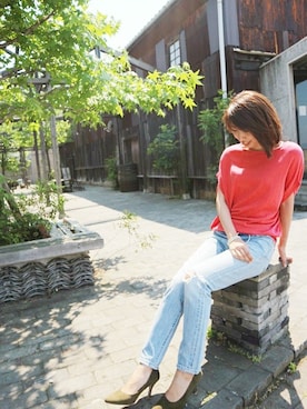 「手洗いＯＫ」｜sariさん（レディース・159cm）の夏コーディネート